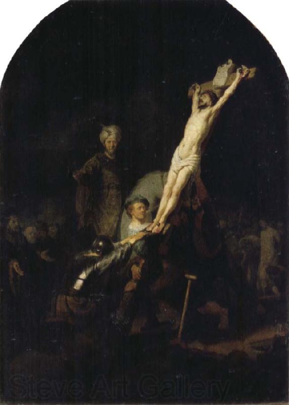 REMBRANDT Harmenszoon van Rijn The Raising of the Cross